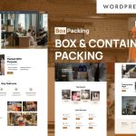 Box Packing - Moving Boxes & Packaging Services WordPress Elementor Theme