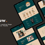 Brew Coffee - Coffee Shop and Coffee Beans WordPress Landing Page