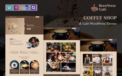 BrewVerse Café – Coffee Shop & Café WordPress Theme