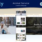 Buddy - Animal Service Elementor Landing page WordPress theme