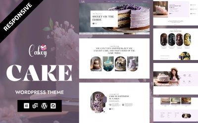 Cakey - Bakery, Sweets & Cake Store Multipurpose Responsive WordPress Elementor Theme