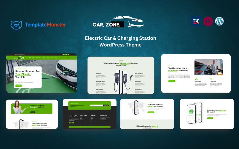 Car Zone - Electric Vehicle & Charging Station WordPress Theme Car Zone - Electric Vehicle & Charging Station WordPress Theme
