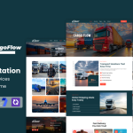 CargoFlow - Logistics, Transportation And Cargo Services WordPress Elementor Theme