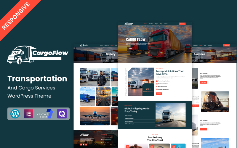 CargoFlow - Logistics, Transportation And Cargo Services WordPress Elementor Theme CargoFlow - Logistics, Transportation And Cargo Services WordPress Elementor Theme