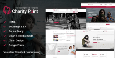 Charity Point - Charity & Fund Raising HTML Template