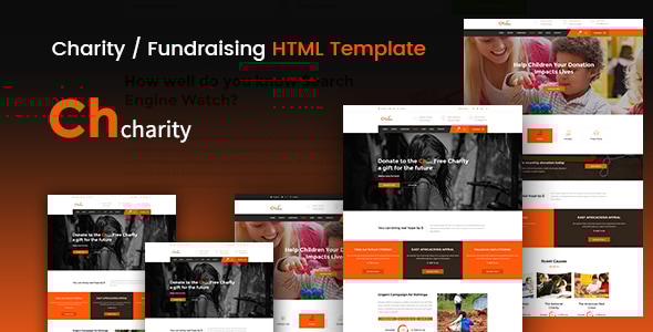 Chcharity - Charity / Fundraising HTML Template Chcharity - Charity / Fundraising HTML Template