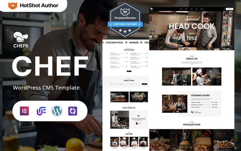 Chefii - Personal Chef, Catering And Cooking Services WordPress Elementor Theme Chefii - Personal Chef, Catering And Cooking Services WordPress Elementor Theme