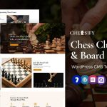 Chessify - Chess Club and Board Games WordPress Elementor Theme