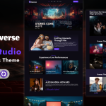 CineVerse – Film Studio & Theatre Performance WordPress Theme