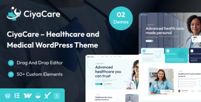 CiyaCare - Healthcare & Medical WordPress Theme