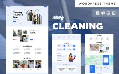 Cleaning Service - Cleaning Company & Home Service WordPress Elementor Theme