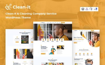 Cleanit -  Cleaning Company Service Responsive WordPress Theme
