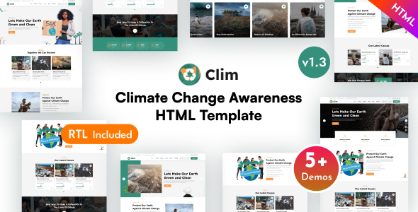 Clim - Climate Change Awareness Bootstrap 5 Template Clim - Climate Change Awareness Bootstrap 5 Template