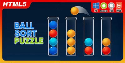Ball Sort Puzzle - Html5 Games For Website (Included HTML5 Only)