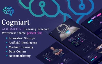 Cogniart - Responsive AI Research WordPress Theme
