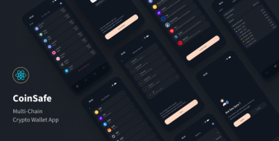 CoinSafe - Multi-Chain Crypto Wallet App UI/UX