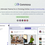Commexa - Best BuddyPress Theme for Building Social Networks & Communities