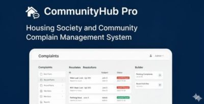 CommunityHub Pro - Housing Society / Residential Community - Issue Reporting & Management Platform