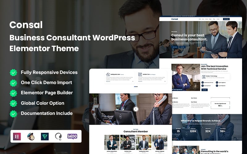 Consal - Business Consultant WordPress Elementor Theme Consal - Business Consultant WordPress Elementor Theme