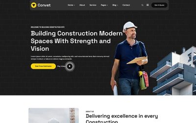 Convet - Construction Solution WordPress Theme