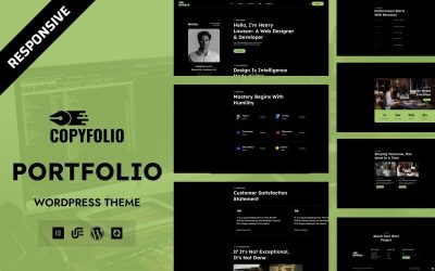 Copyfolio - Creative Personal Portfolio WordPress Elementor Theme