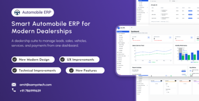 Automobile ERP | Automotive CRM and ERP | Cloud Automotive ERP | Automotive Workshop ERP