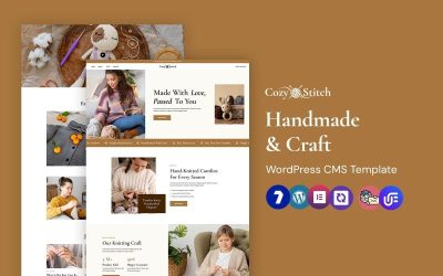 CozyStitch - Handmade and Crafts WordPress Elementor Theme