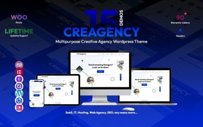 Creagency - Multipurpose Creative Agency Wordpress Theme