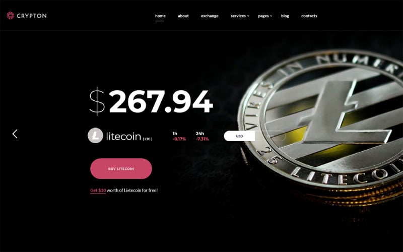 Crypton - Crypto Token Exchange WordPress Theme Crypton - Crypto Token Exchange WordPress Theme
