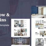 Curtain Crest - Windows, Curtains, Textile & Interior Design WordPress Elementor Theme