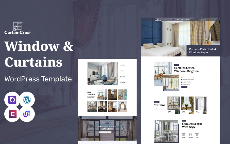 Curtain Crest - Windows, Curtains, Textile & Interior Design WordPress Elementor Theme Curtain Crest - Windows, Curtains, Textile & Interior Design WordPress Elementor Theme