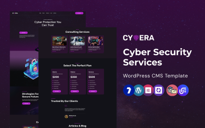 Cyvera - Cyber Security Services WordPress Elementor Theme