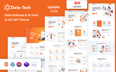 DataTech - AI Data Science & Data Analytics WordPress Theme.