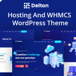 Delton - Domain & Hosting Services Company WordPress Theme