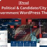 Desal - Political & Candidate/City Government WordPress Theme