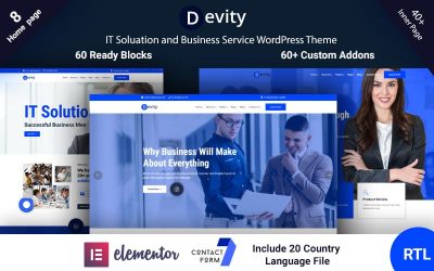 Devity - IT Solutions Business Service WordPress Theme