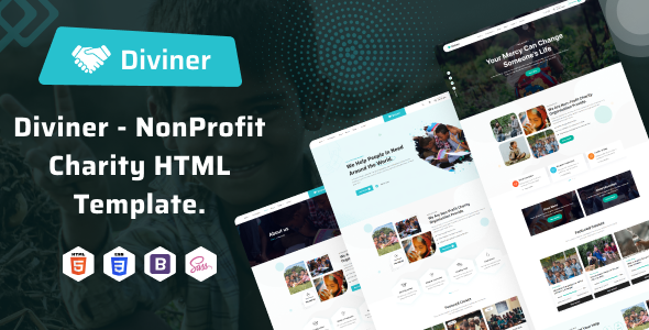Diviner - NonProfit Charity HTML Template Diviner - NonProfit Charity HTML Template