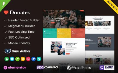 Donates- Charity and Donation Organization WordPress Theme