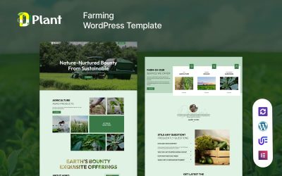 Dplant - Agriculture Farming WordPress Elementor Theme