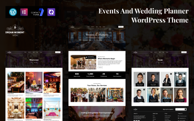 DreamMoment – Events & Wedding Planner WordPress Theme