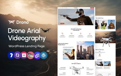 Drono - Drone & UAV Business Multipurpose WordPress Elementor Theme