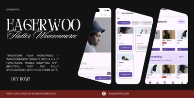 EagerFashion - Flutter Fashion Mobile Full App