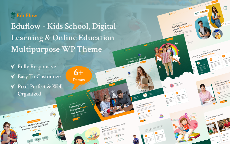 EduFlow – Kindergarten, School And Online Learning Multipurpose WordPress Theme. EduFlow – Kindergarten, School And Online Learning Multipurpose WordPress Theme.