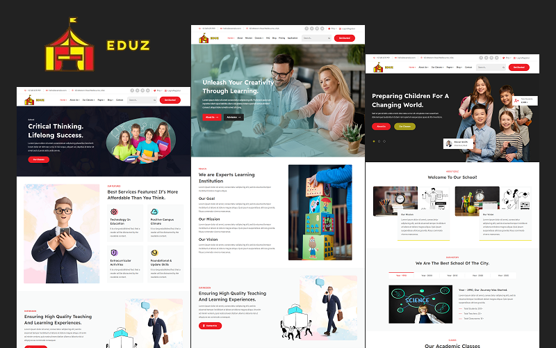 EduZ - School, Kindergarten, Nursery Education Elementor WordPress Theme EduZ - School, Kindergarten, Nursery Education Elementor WordPress Theme