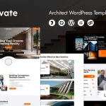 Elevate - Architecture and Construction Minimal WordPress Elementor Template