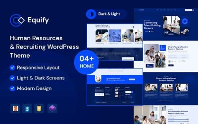 Equify – Human Resources Solutions & Business Consulting WordPress Theme