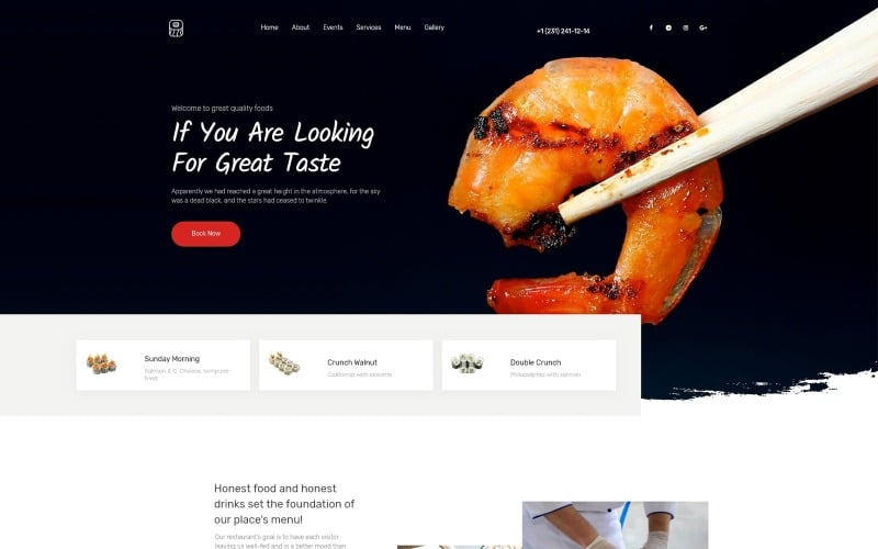 European Cuisine WordPress Theme European Cuisine WordPress Theme