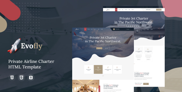 Evofly - Private Airline Charte HTML 5 Template Evofly - Private Airline Charte HTML 5 Template