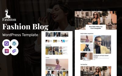 FAshion - Modern Fashion Blogger WordPress Elementor Theme