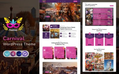 Festivo – Colorful Carnival & Festival WordPress Theme